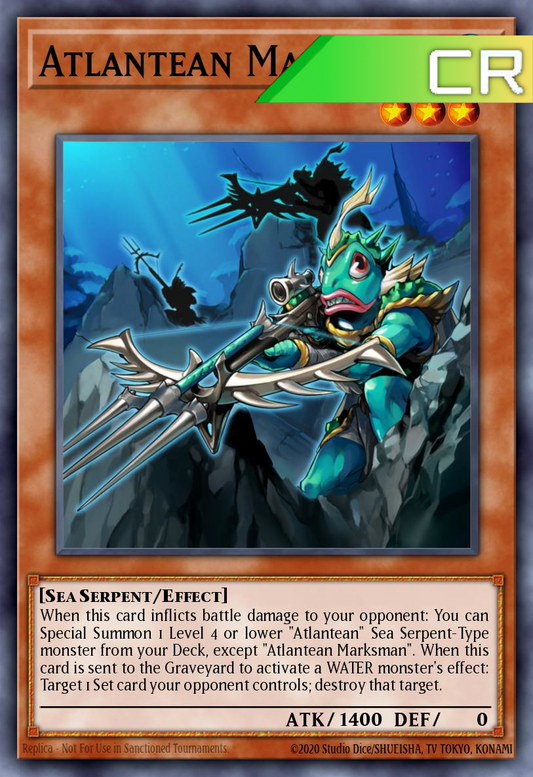 Atlantean Marksman - RA04-EN009 - 1st Edition - Collector's Rare