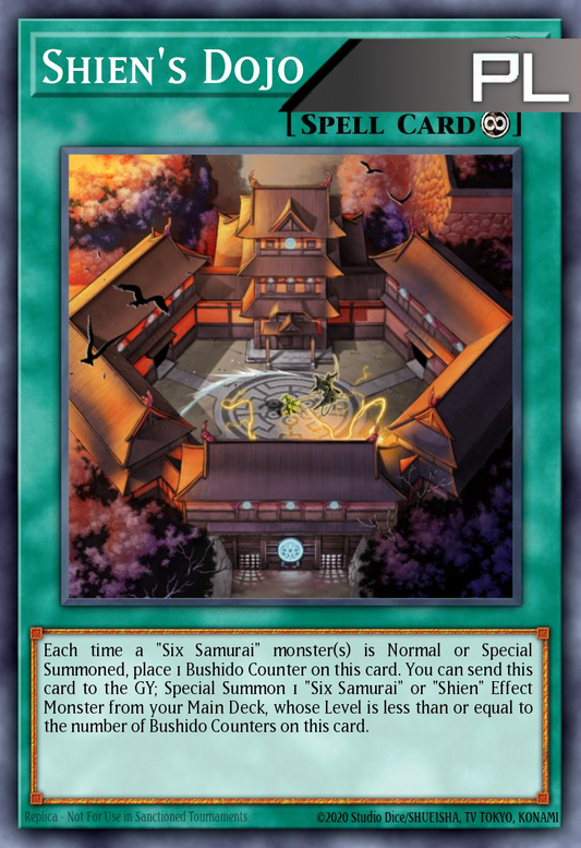 Shien’s Dojo - RA04-EN088 - 1st Edition - Platinum Secret Rare