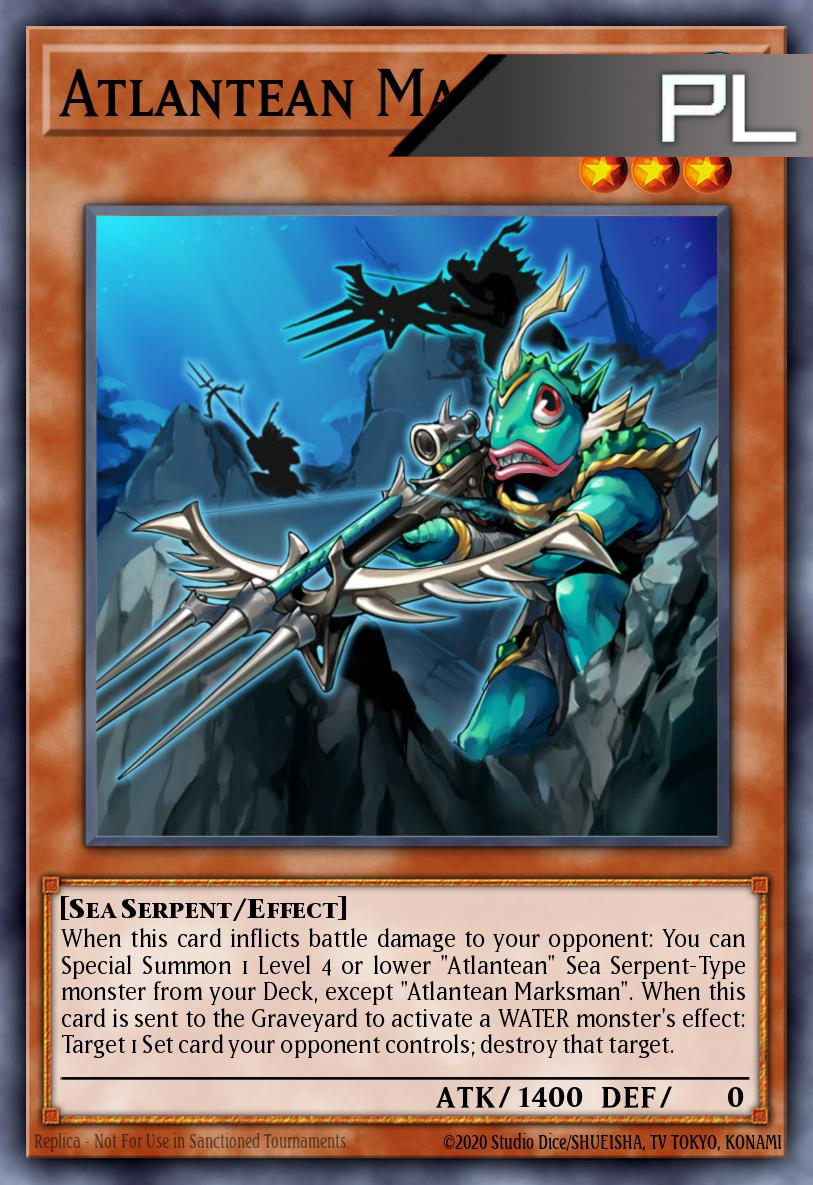 Atlantean Marksman - RA04-EN009 - 1st Edition - Platinum Secret Rare