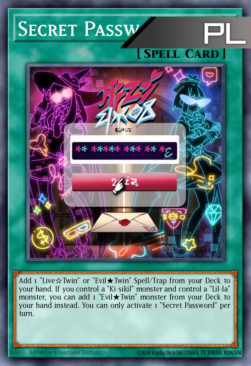Secret Password - RA04-EN095 - 1st Edition - Platinum Secret Rare