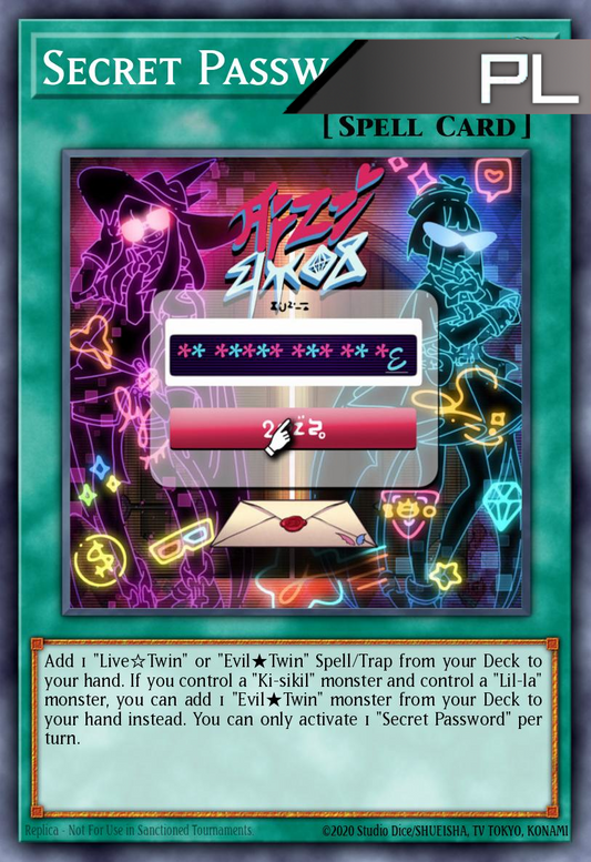Secret Password - RA04-EN095 - 1st Edition - Platinum Secret Rare
