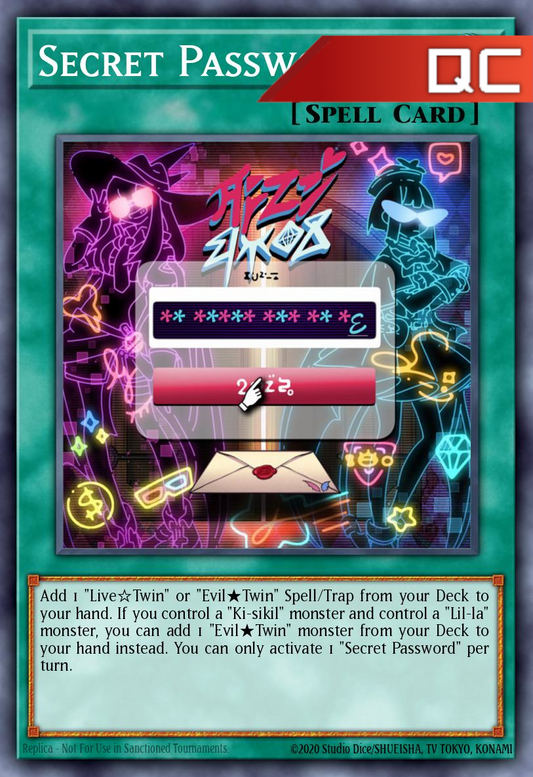 Secret Password - RA04-EN095 - 1st Edition - Quarter Century Secret Rare