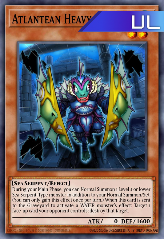 Atlantean Heavy Infantry - RA04-EN010 - 1st Edition - Ultimate Rare