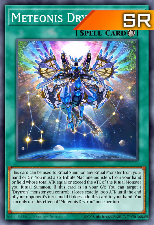 Meteonis Drytron - RA04-EN096 - 1st Edition - Super Rare