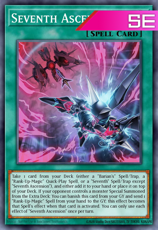 Seventh Ascension - RA04-EN098 - 1st Edition - Secret Rare