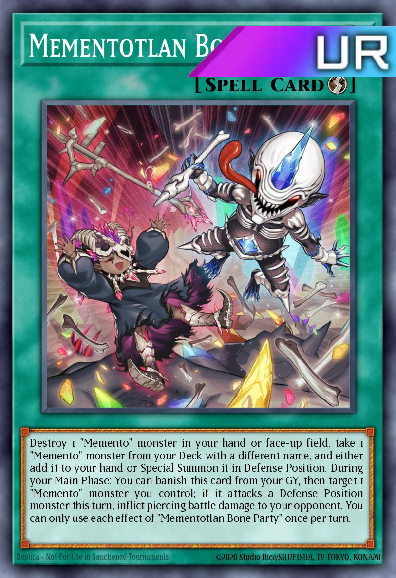 Mementotlan Bone Party - RA04-EN099 - 1st Edition - Ultra Rare