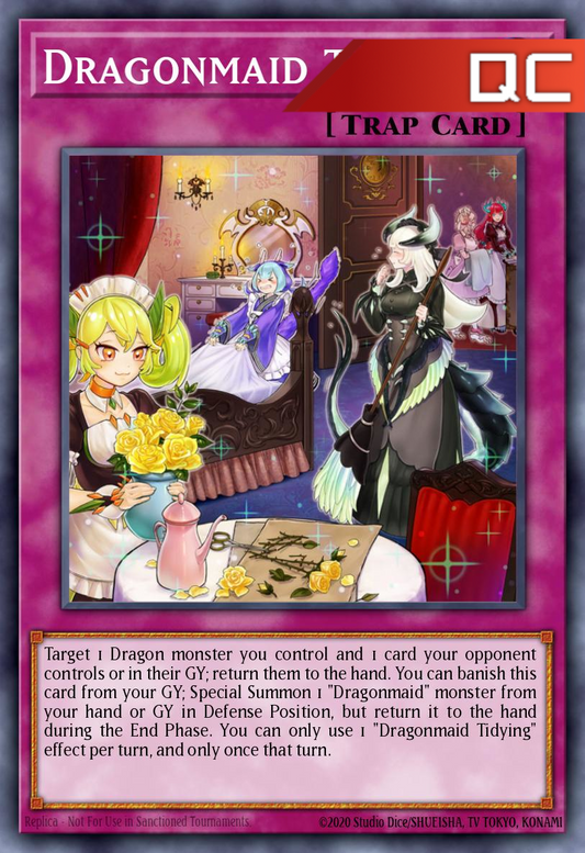 Dragonmaid Tidying - RA04-EN102 - 1st Edition - Quarter Century Secret Rare