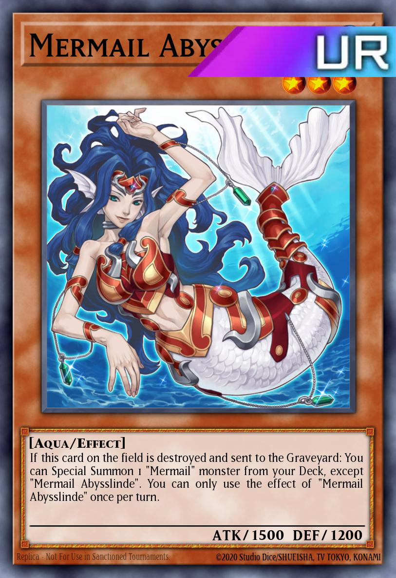 Mermail Abysslinde - RA04-EN011 - 1st Edition - Ultra Rare