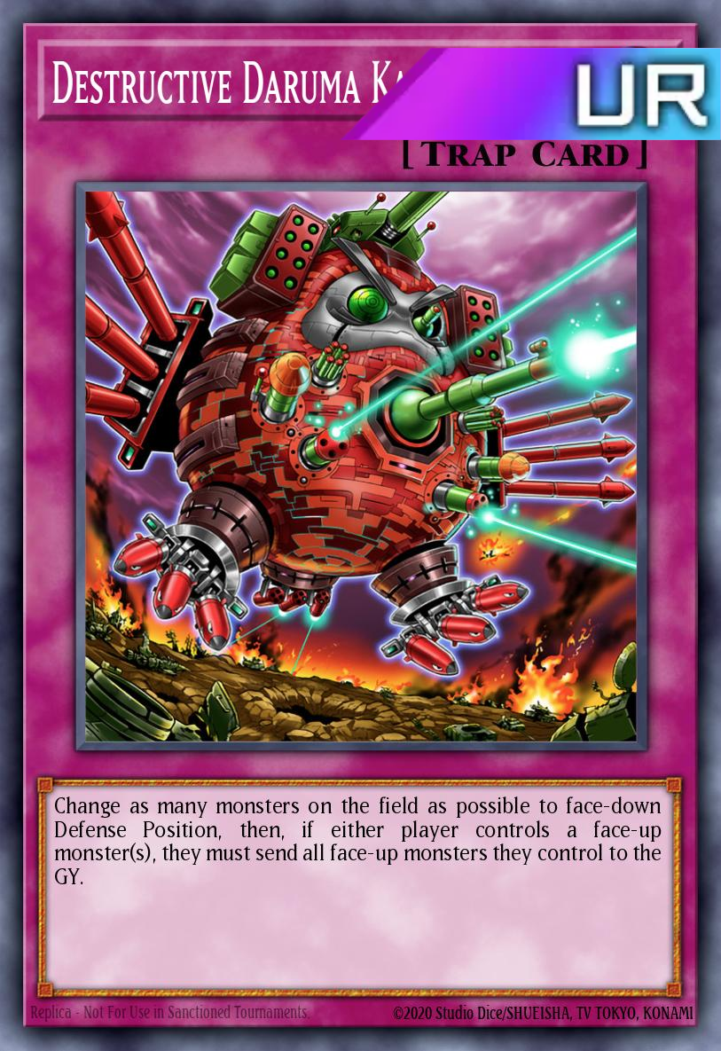 Destructive Daruma Karma Cannon - RA04-EN103 - 1st Edition - Ultra Rare
