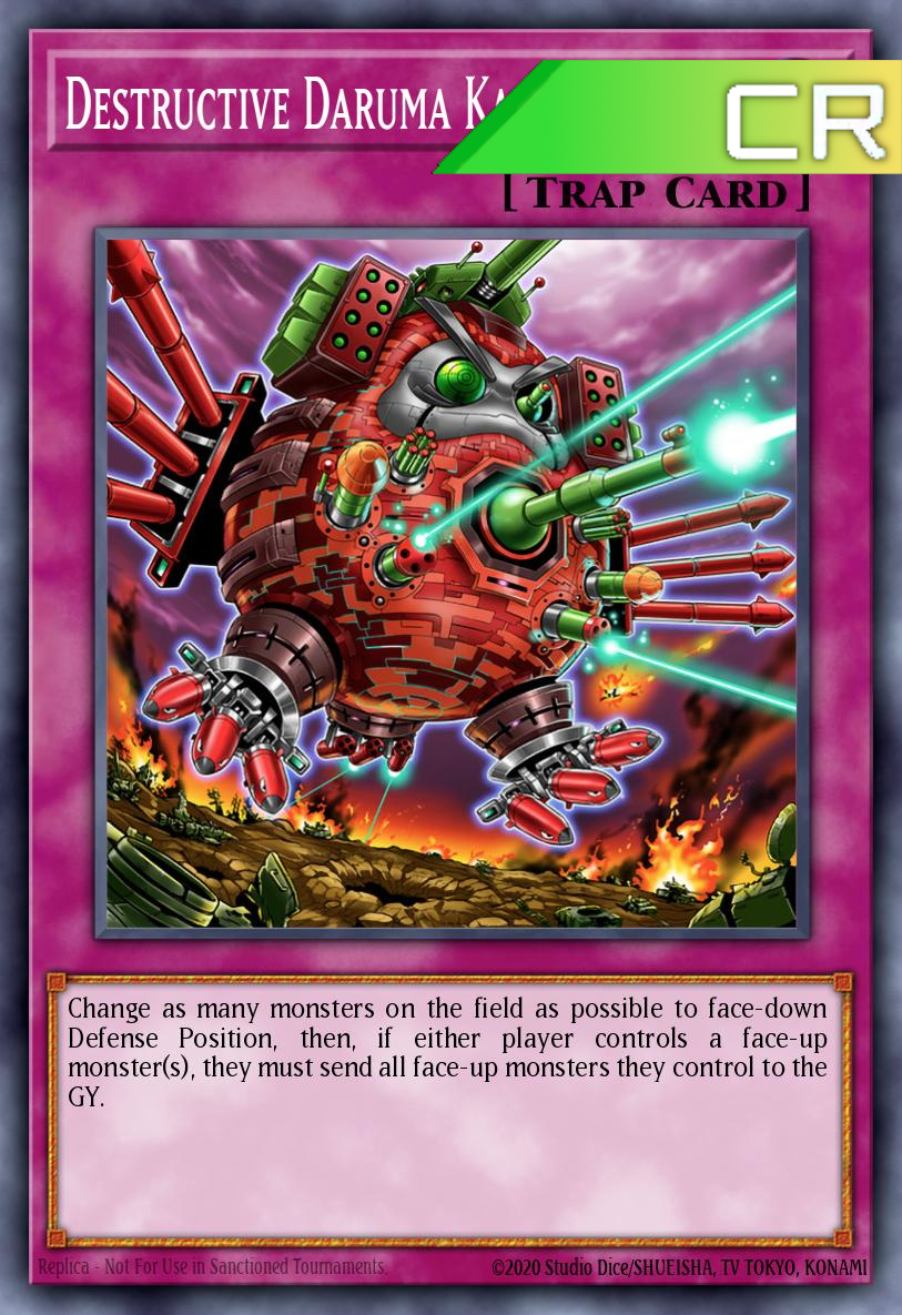 Destructive Daruma Karma Cannon - RA04-EN103 - 1st Edition - Collector's Rare