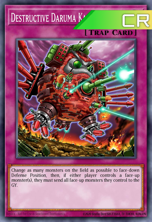 Destructive Daruma Karma Cannon - RA04-EN103 - 1st Edition - Collector's Rare