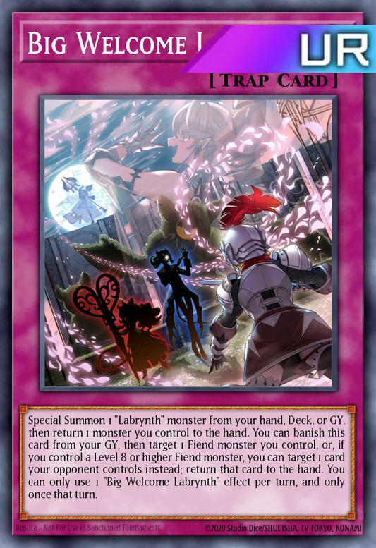 Big Welcome Labrynth - RA04-EN104 - 1st Edition - Ultra Rare