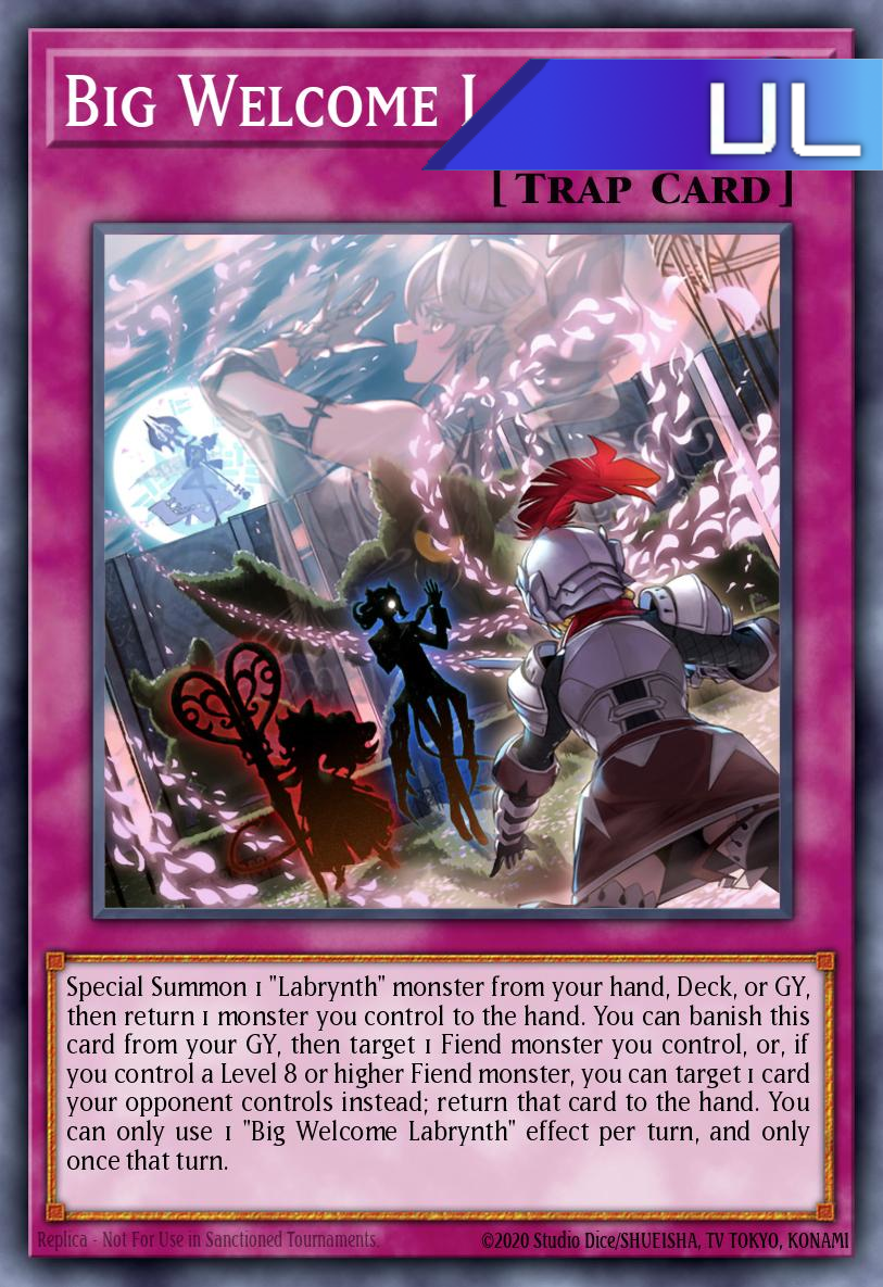 Big Welcome Labrynth - RA04-EN104 - 1st Edition - Ultimate Rare