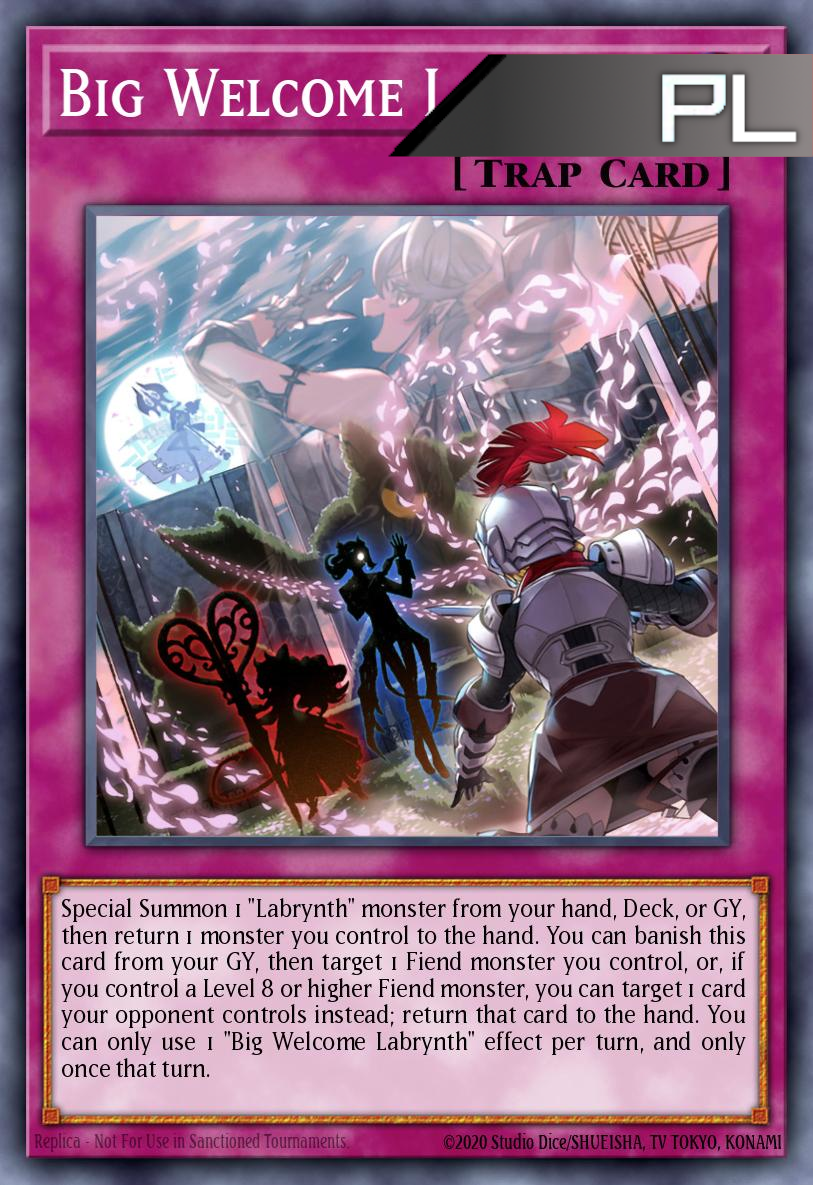 Big Welcome Labrynth - RA04-EN104 - 1st Edition - Platinum Secret Rare