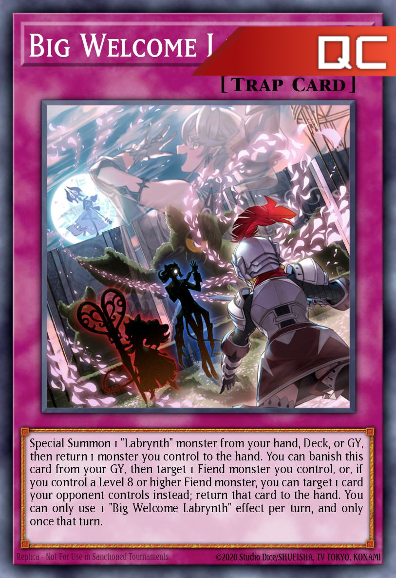 Big Welcome Labrynth - RA04-EN104 - 1st Edition - Quarter Century Secret Rare