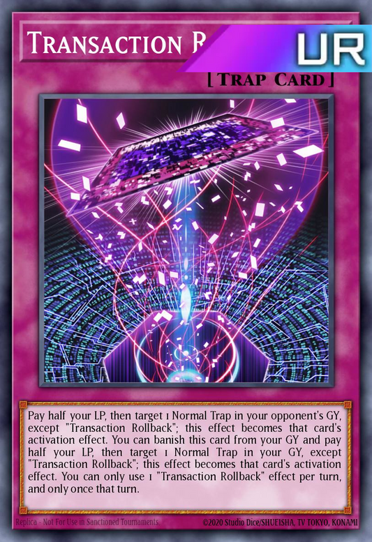 Transaction Rollback - RA04-EN105 - 1st Edition - Ultra Rare
