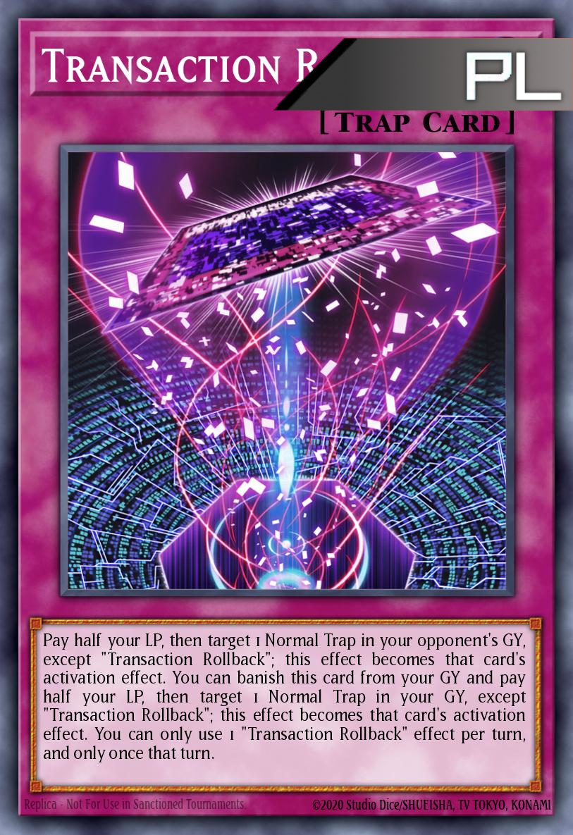 Transaction Rollback - RA04-EN105 - 1st Edition - Platinum Secret Rare