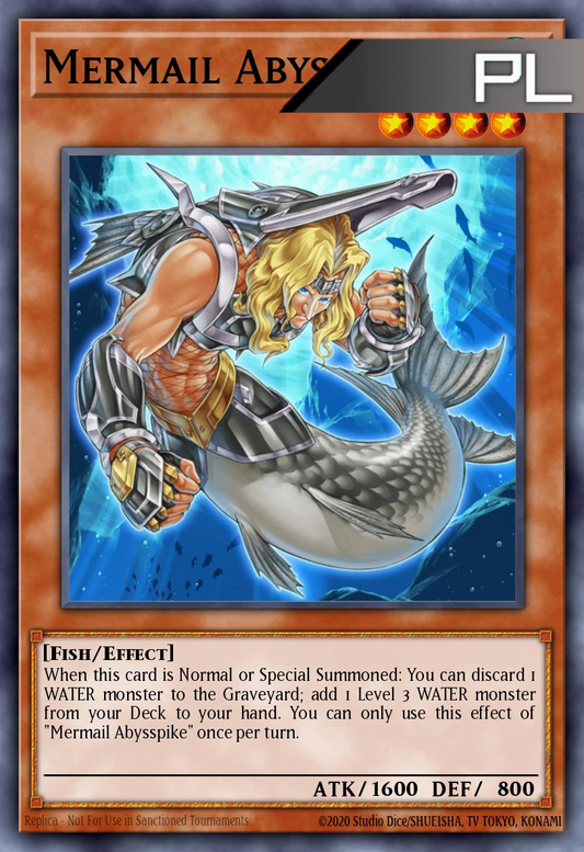 Mermail Abysspike - RA04-EN012 - 1st Edition - Platinum Secret Rare
