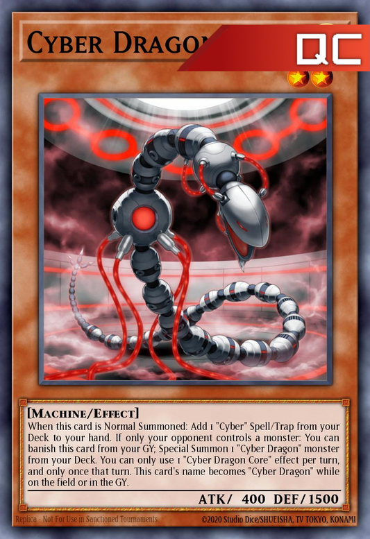 Cyber Dragon Core - RA04-EN013 - 1st Edition - Quarter Century Secret Rare