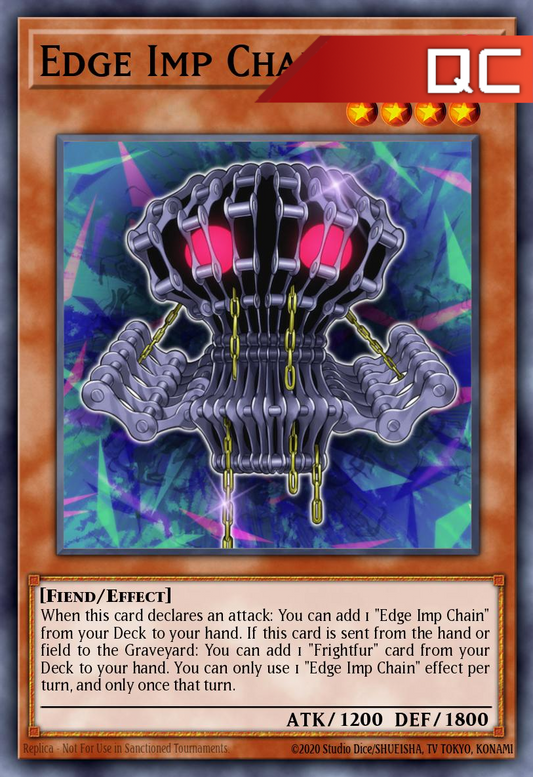 Edge Imp Chain - RA04-EN014 - 1st Edition - Quarter Century Secret Rare