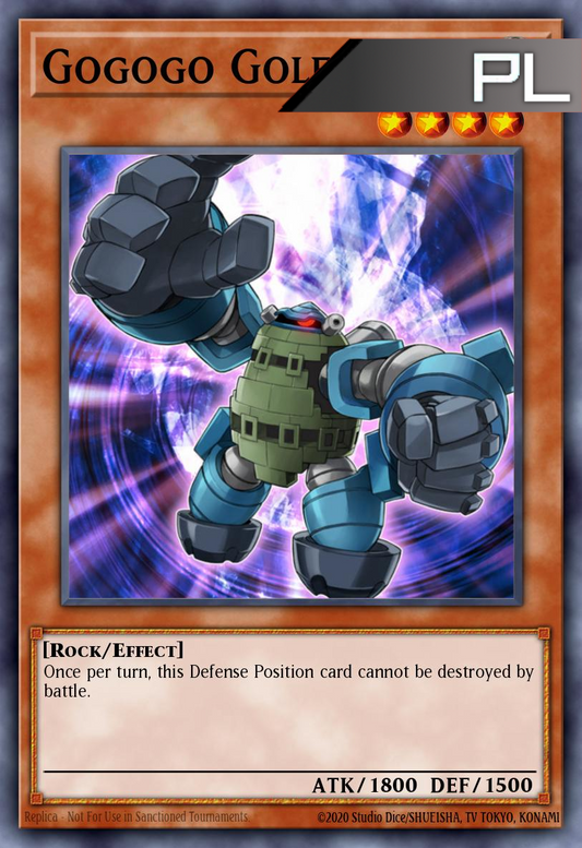 Gogogo Golem - RA04-EN152 - 1st Edition - Platinum Secret Rare