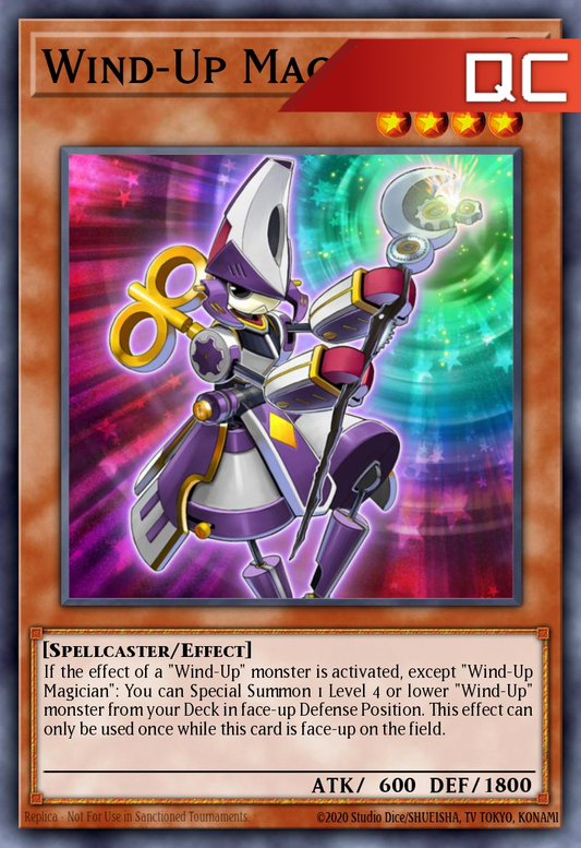 Wind-Up Magician - RA04-EN153 - 1st Edition - Quarter Century Secret Rare
