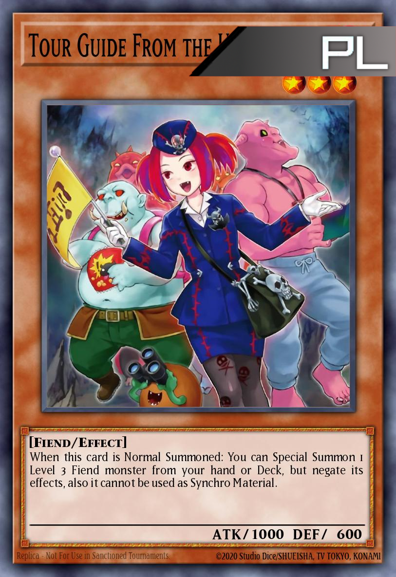 Tour Guide from the Underworld (alternate art) - RA04-EN157 - 1st Edition - Platinum Secret Rare