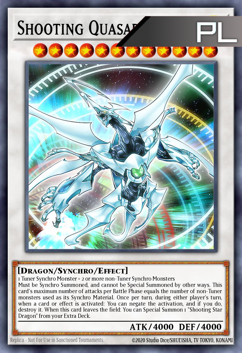 Shooting Quasar Dragon - RA04-EN158 - 1st Edition - Platinum Secret Rare