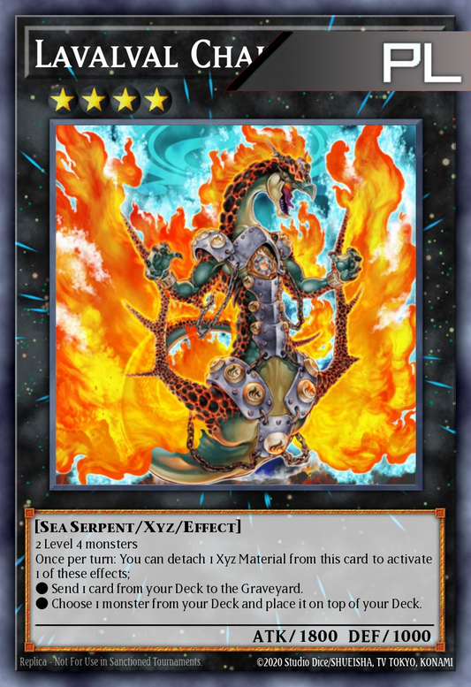 Lavalval Chain - RA04-EN162 - 1st Edition - Platinum Secret Rare