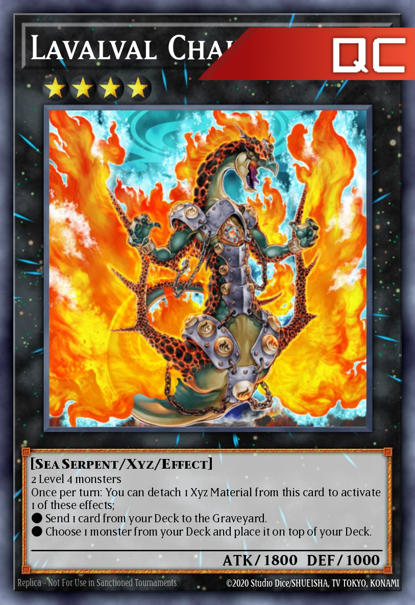 Lavalval Chain - RA04-EN162 - 1st Edition - Quarter Century Secret Rare