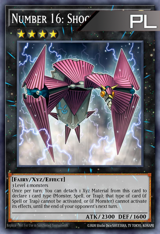Number 16: Shock Master - RA04-EN166 - 1st Edition - Platinum Secret Rare