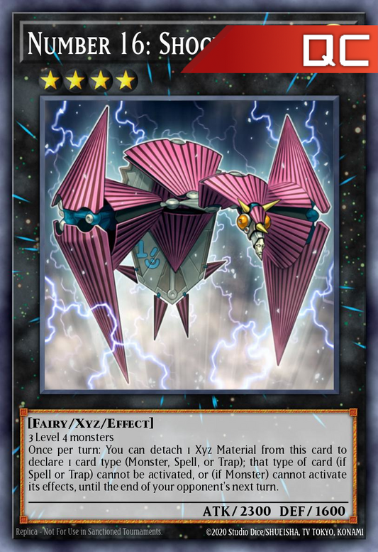 Number 16: Shock Master - RA04-EN166 - 1st Edition - Quarter Century Secret Rare