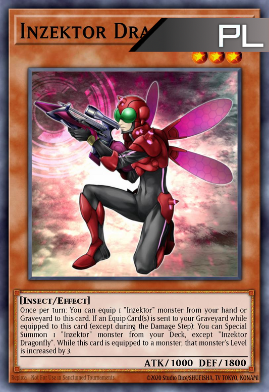Inzektor Dragonfly - RA04-EN172 - 1st Edition - Platinum Secret Rare