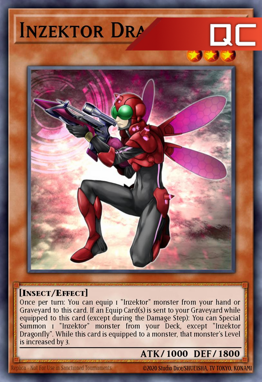 Inzektor Dragonfly - RA04-EN172 - 1st Edition - Quarter Century Secret Rare