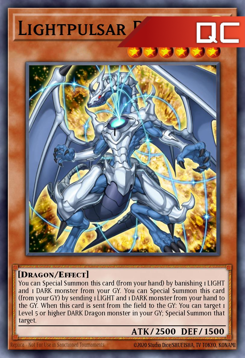 Lightpulsar Dragon - RA04-EN176 - 1st Edition - Quarter Century Secret Rare