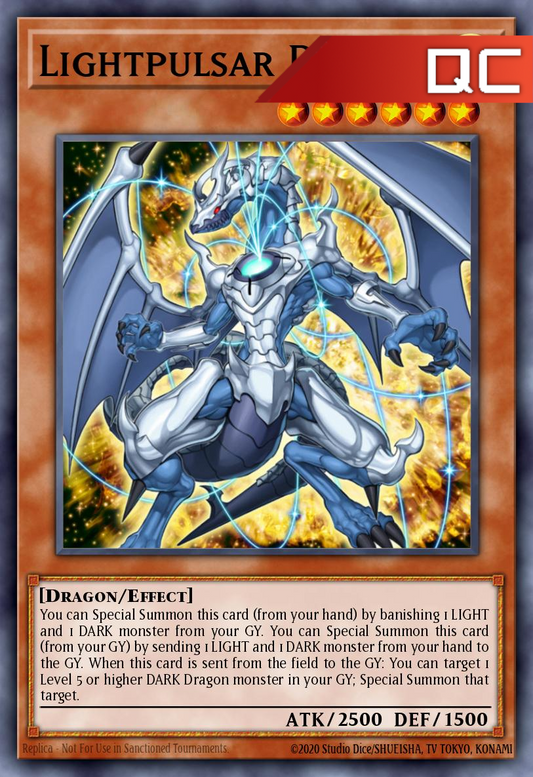 Lightpulsar Dragon - RA04-EN176 - 1st Edition - Quarter Century Secret Rare