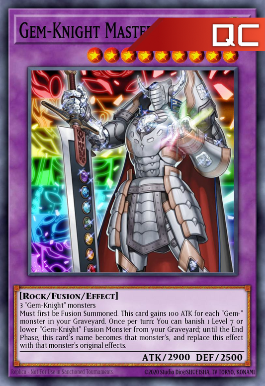 Gem-Knight Master Diamond - RA04-EN178 - 1st Edition - Quarter Century Secret Rare