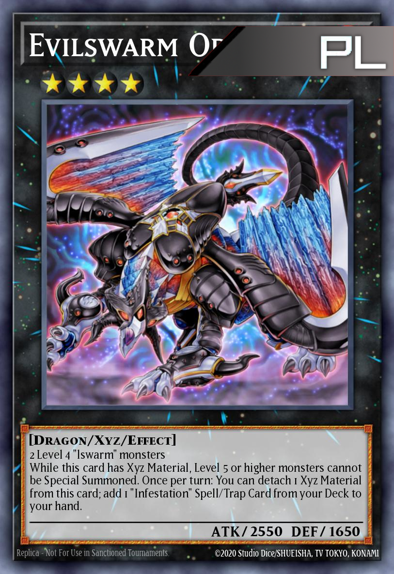 Evilswarm Ophion - RA04-EN179 - 1st Edition - Platinum Secret Rare