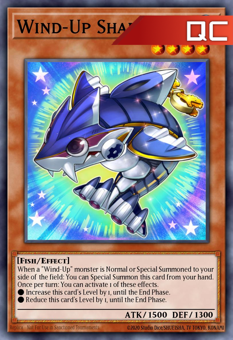 Wind-Up Shark - RA04-EN180 - 1st Edition - Quarter Century Secret Rare