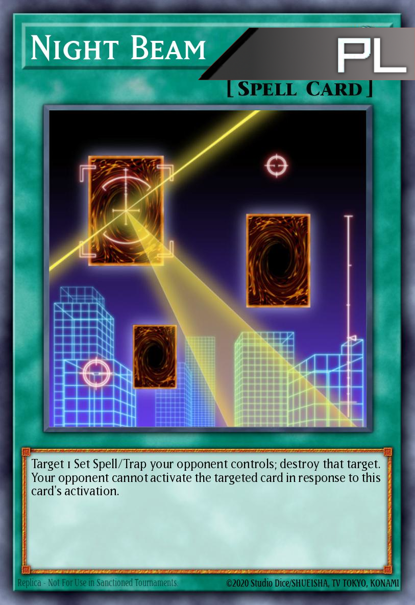 Night Beam - RA04-EN182 - 1st Edition - Platinum Secret Rare