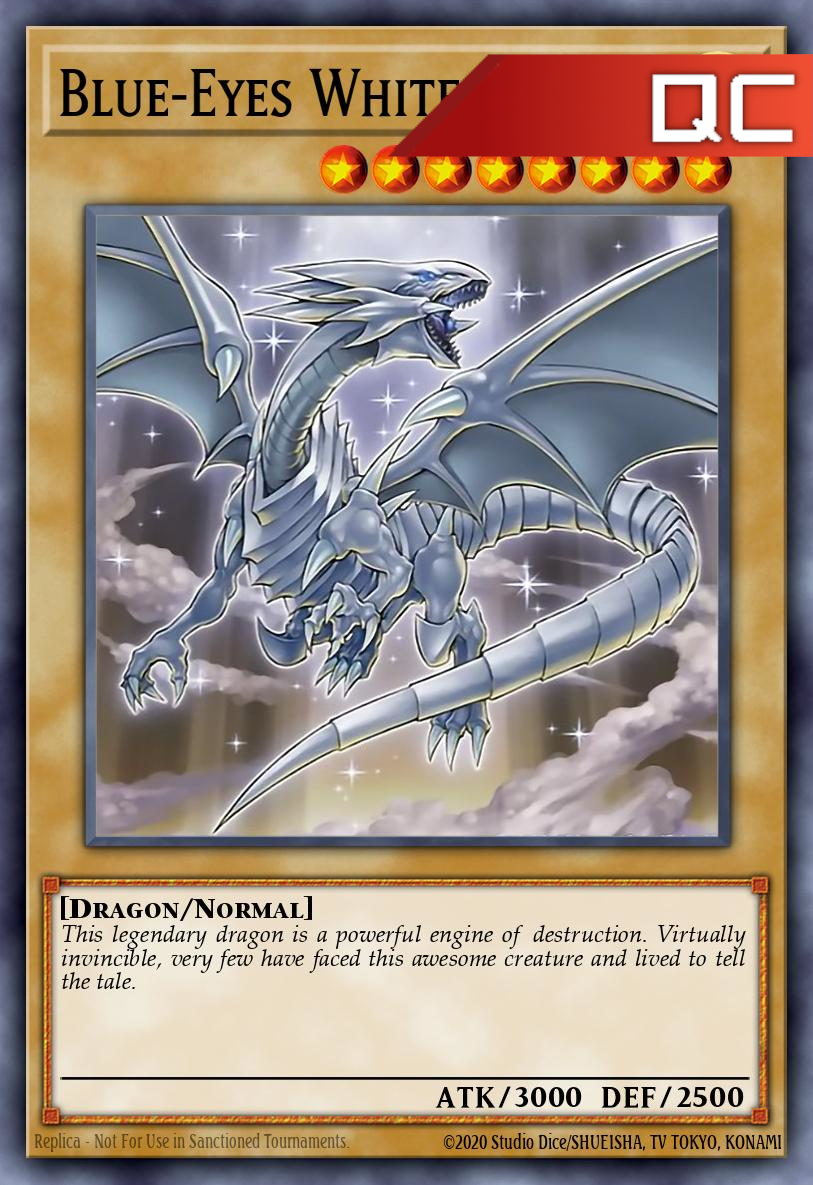 Blue-Eyes White Dragon (DSOD Artwork) - RA04-EN108 - 1st Edition - Quarter Century Secret Rare