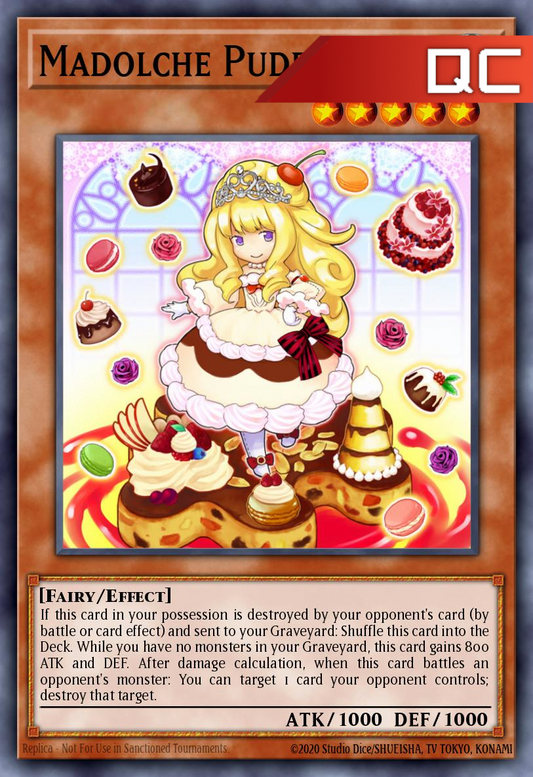 Madolche Puddingcess - RA04-EN186 - 1st Edition - Quarter Century Secret Rare