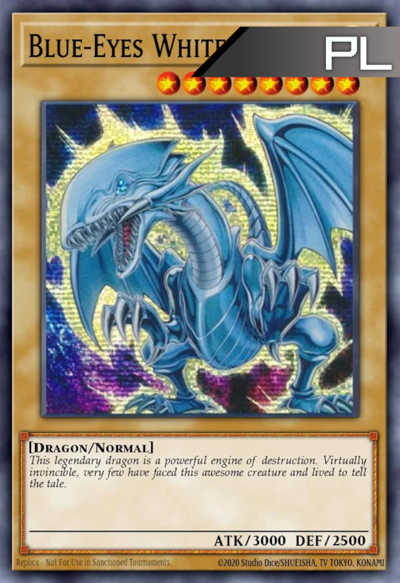 Blue-Eyes White Dragon (9th Artwork) - RA04-EN108 - 1st Edition - Platinum Secret Rare