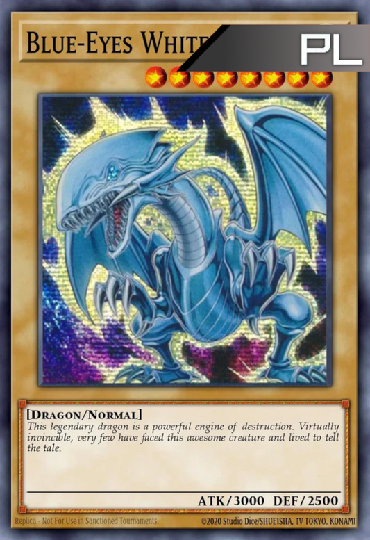 Blue-Eyes White Dragon (9th Artwork) - RA04-EN108 - 1st Edition - Platinum Secret Rare
