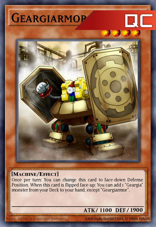 Geargiarmor - RA04-EN187 - 1st Edition - Quarter Century Secret Rare
