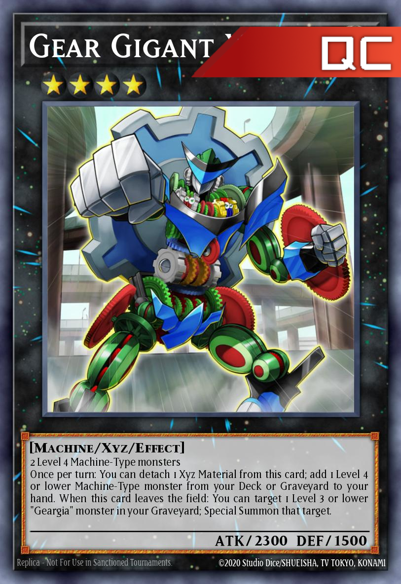 Gear Gigant X - RA04-EN188 - 1st Edition - Quarter Century Secret Rare