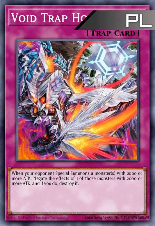 Void Trap Hole - RA04-EN190 - 1st Edition - Platinum Secret Rare