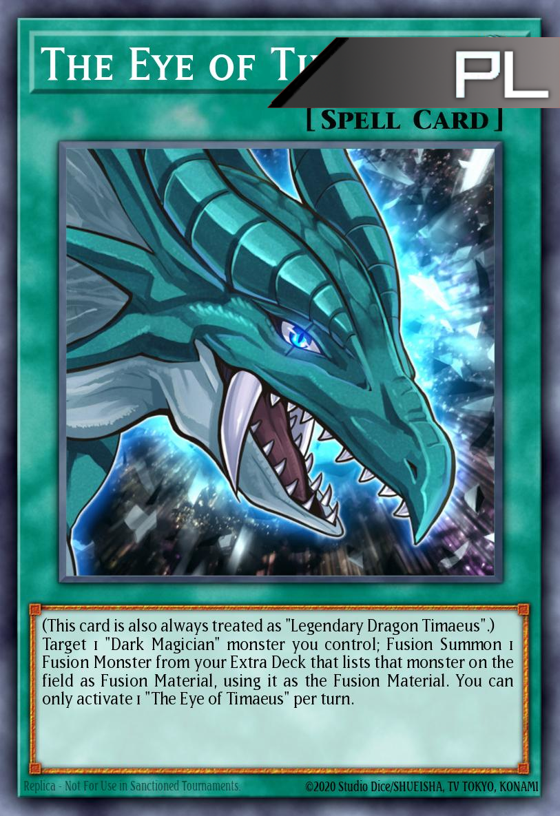 The Eye of Timaeus - RA04-EN192 - 1st Edition - Platinum Secret Rare