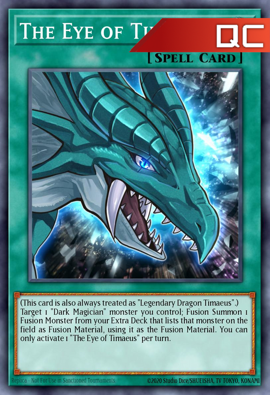 The Eye of Timaeus - RA04-EN192 - 1st Edition - Quarter Century Secret Rare