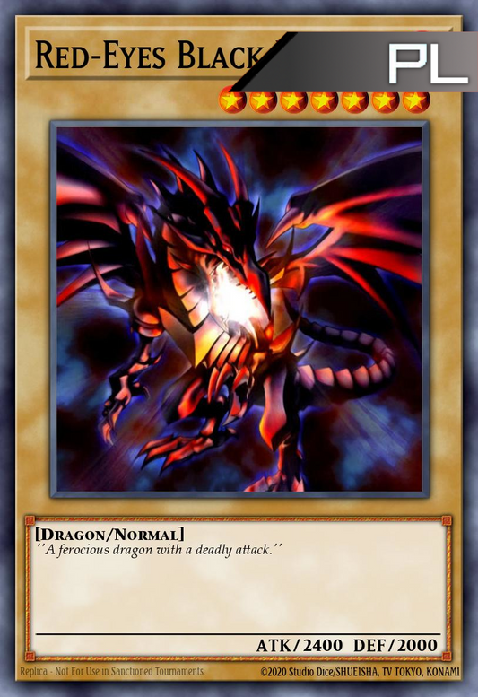 Red-Eyes Black Dragon (3rd OCG artwork) - RA04-EN109 - 1st Edition - Platinum Secret Rare